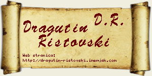 Dragutin Ristovski vizit kartica